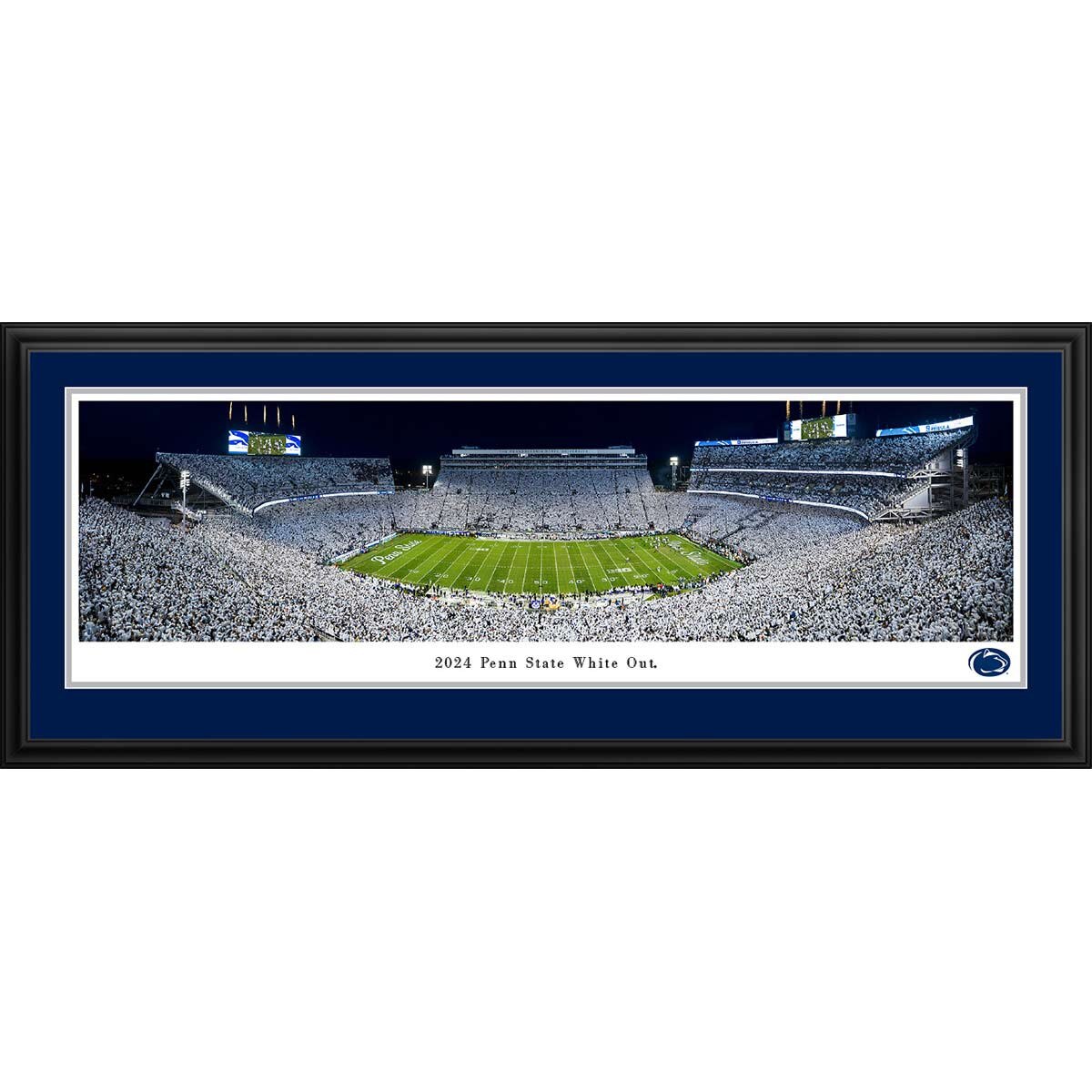 deluxe framed panoramic photo Washington vs Penn State White Out 2024
